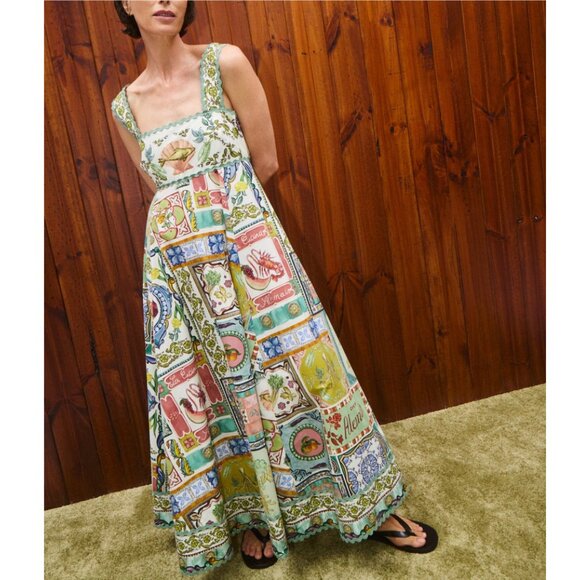 Alemais tommasina summer midi dress - Picture 4 of 15